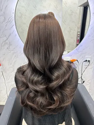ロング カラー hair salon dot. mooda 韓国風サロン 町田店所属・韓国風ヘア🎀🩶 /♡𝓝𝓸𝓪♡のヘアスタイル
