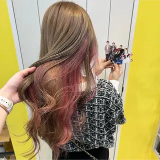 ロング インナーカラー /ヘアメ じゅんのヘアスタイル