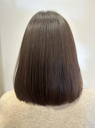 ミディアム 多田 彩香のヘアスタイル