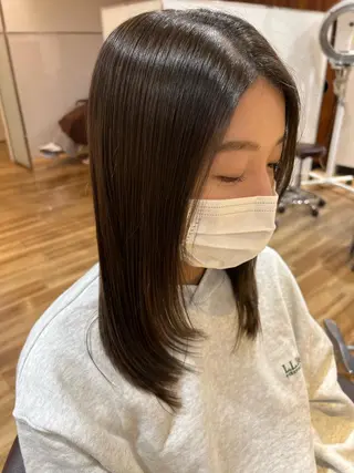 ミディアム しみず さくら🌸のヘアスタイル