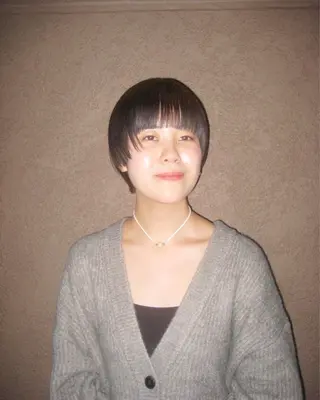 ショート カラー 似合わせカット /パーマ岡本淳平のヘアスタイル