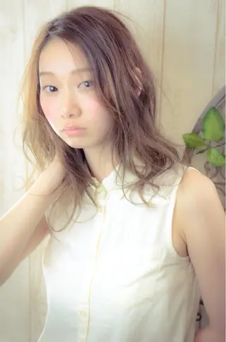 セミロング Campus キャンパスのヘアスタイル