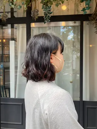 ミディアム パーマ 似合わせカット 店長☀️前田一樹のヘアスタイル