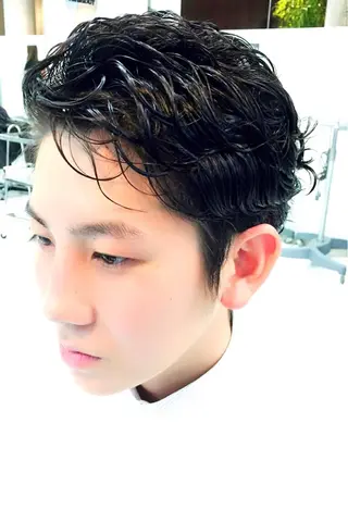 メンズ デザインヘア 小林裕史のヘアスタイル