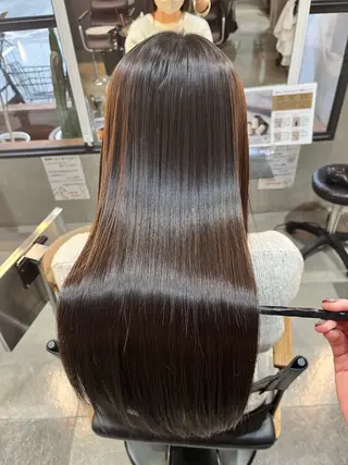 ロング パーマ 縮毛矯正/髪質改善/ ハイトーン/Makoのヘアスタイル