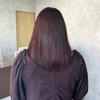 セミロング カラー 平野 優菜 / 透明感 ツヤ 暖色のヘアスタイル