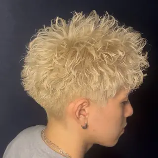 ショート カラー ヘアアレンジ メンズ 【札幌メンズ特化】 🔥RIKU🔥のヘアスタイル