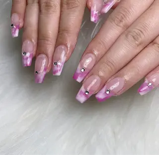 ネイル スカルプ💅🏻 /ホワイトニングのネイルデザイン