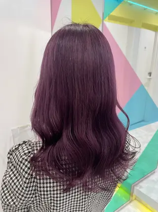 ロング カラー ガーリー♡女の子っぽ ヘア♡ピンクカラー♡のヘアスタイル