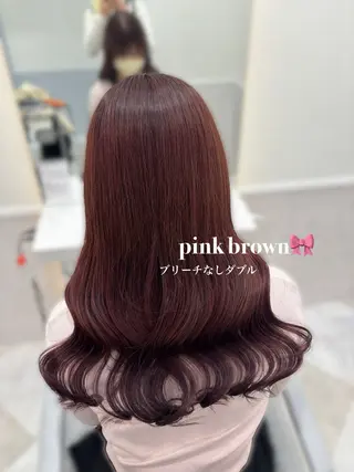 ロング 💎のぼりゆい/大須 ブリーチなしWカラーのヘアスタイル