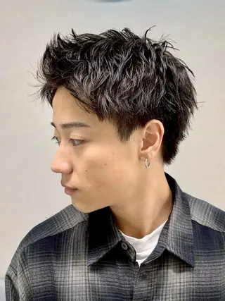 メンズ メンズ/カットパーマ /栄/sora🩵のヘアスタイル