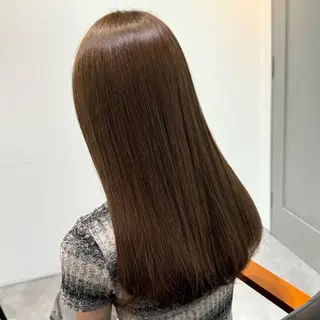 ロング カラー ヘアアレンジ ブリーチなしカラー /ベージュ/安形翔のヘアスタイル