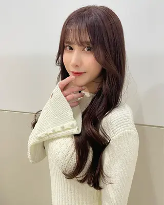 セミロング カラー 韓国ヘア🤍顔周り/ 髪質改善✨/林遼一郎のヘアスタイル