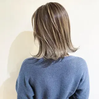 ミディアム カラー ladix hair design所属・【透明感.艶髪】 中原史雄のヘアスタイル