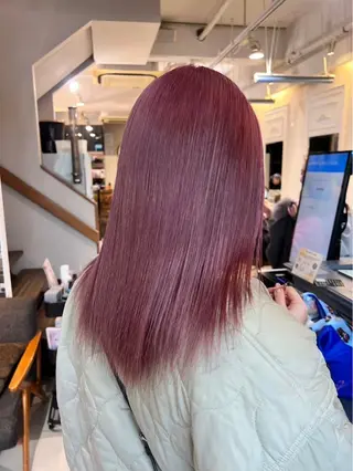 セミロング 🌈ブリーチ・カラー 💫あみ💫のヘアスタイル