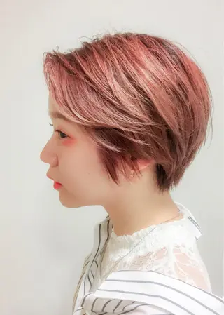 ショート カラー granew所属・美艶ボブ 石井一成のヘアスタイル