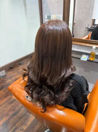 ロング 野川 彩音のヘアスタイル