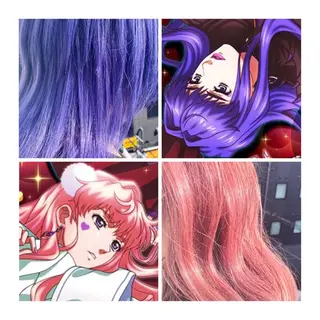 セミロング カラー GARU-ガル-所属・TSUNO🦖 派手髪/オタク美容師のヘアスタイル