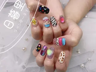 ネイル ラベンダー💖日暮里 ルル💖ネイルのネイルデザイン