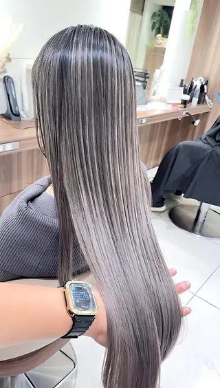 カラー ＡＳＨ大宮/ブリーチ 髪質改善/カラーのヘアスタイル