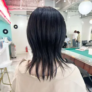 ミディアム 💥ウルフカット デザインあんな💥のヘアスタイル