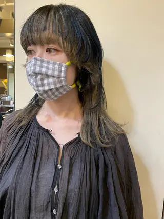 ロング カラー ヘアアレンジ サカグチユキナ 【tocca】のヘアスタイル