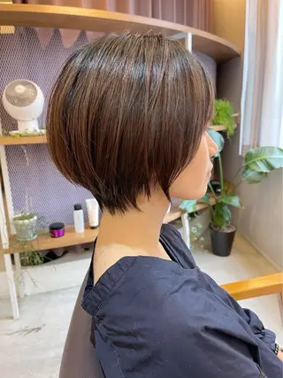 ショート カラー 似合わせバランス得意 青野さくらのヘアスタイル