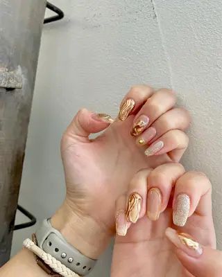 ネイル 甲府市徳行 🧸prunelleのネイルデザイン