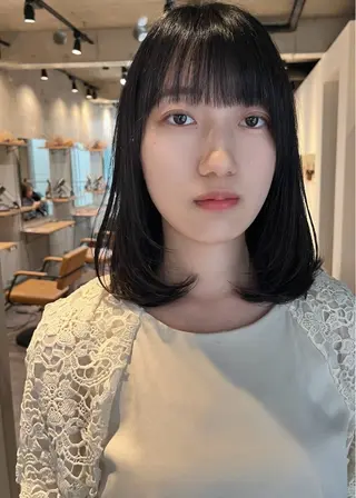 ミディアム davin中目黒 KATOのヘアスタイル