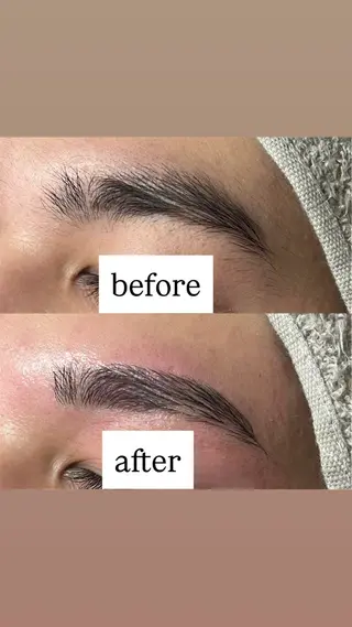 メンズ アイブロウ iti所属・iti 眉毛とワックス脱毛の眉毛・アイブロウイメージ