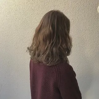 ミディアム カラー インナーカラー/天神 ブリーチ/吉田のヘアスタイル