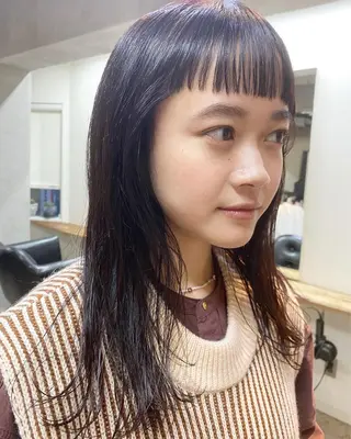 ロング カラー 下北沢 soiのヘアスタイル