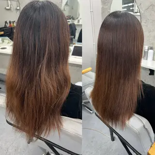 ミディアム 亀田 泰生のヘアスタイル