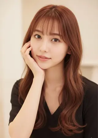 ミディアム カラー SALOWIN(サロウィン)広島並木通り所属・田村和範/似合わせ カラー/髪質改善のヘアスタイル