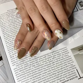 ミディアム ネイル Lofi nails ゆきこのネイルデザイン