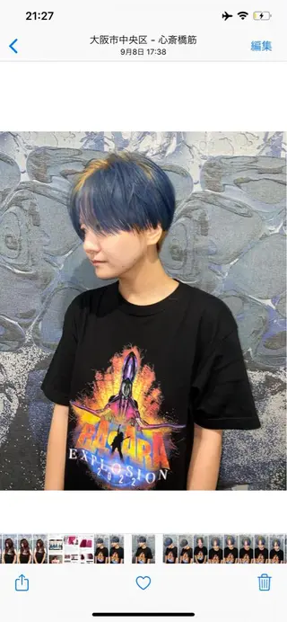 ショート カラー GIVET (ジヴェ)所属・撮影モデル募集 🦋soemikaのヘアスタイル