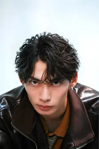 ショート パーマ メンズ Alo所属・💥メンズパーマ /表参道/モント💥のヘアスタイル