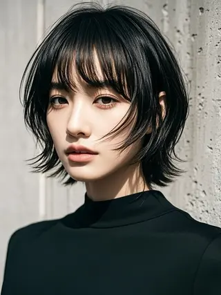ショート ウルフカット 811 大阪梅田 ウルフのヘアスタイル