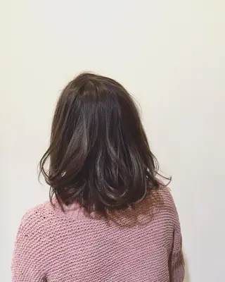 ミディアム カラー 沙奈 /さなのヘアスタイル
