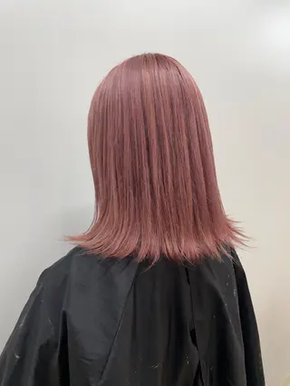 ミディアム eL HAIR SALON なんば店所属・ブリーチカラー特化 /焼田貴明のヘアスタイル