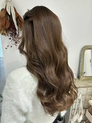 ロング カラー ヘアアレンジ ducha所属・DUCHA Tomida naoのヘアスタイル