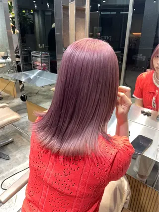 ミディアム カラー ALBUM GINZA所属・レイヤー特化 🎀モモカ🎀のヘアスタイル