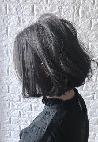 ショート カラー 縮毛矯正/髪質改善 主税巧一のヘアスタイル