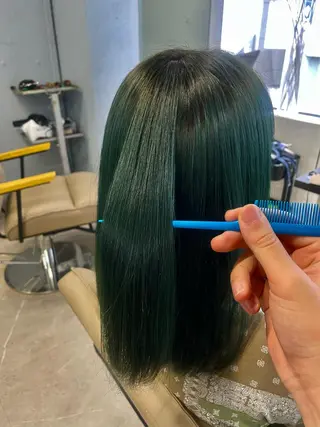 カラー XYZ所属・縮毛矯正/髪質改善 韓国風/MIKIYAのヘアスタイル