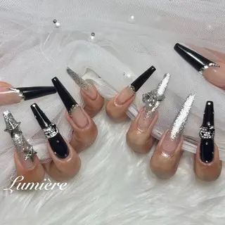 ネイル Lumière/ 超ロング/ワンホンのネイルデザイン