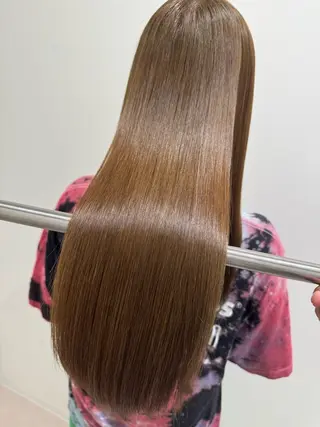 ロング カラー 心斎橋 美髪職人　近江のヘアスタイル