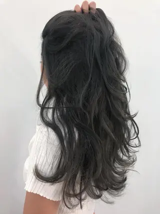 ロング カラー レイヤーカット/艶髪 🎀笠原 優花🎀のヘアスタイル