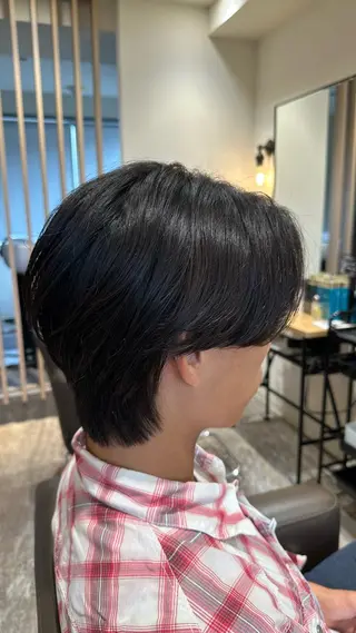 パーマ メンズ 【メンズパーマ】比嘉 啓人のヘアスタイル