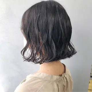 パーマ ボブパーマコテ巻き風 パーマNo1深江秀平のヘアスタイル