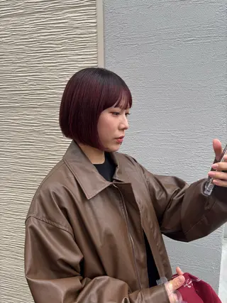 ショート 山岸 未玖のヘアスタイル